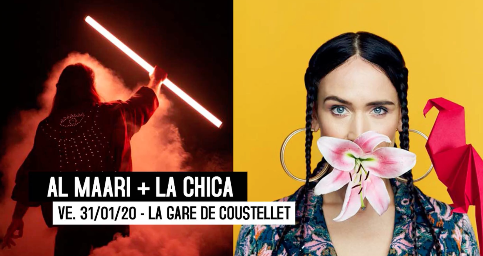 Al Maari + La Chica à La Gare de Coustellet